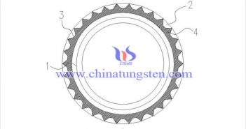 梯形硬质合金盘形滚刀刀圈的制作 梯形硬质合金盘形滚刀刀圈示意图