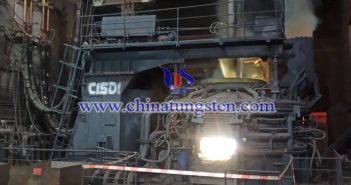 中国五矿提取钼铼技术实现工业应用 中国五矿超级电弧炉在攀长钢应用图片(图源:中国五矿官网)